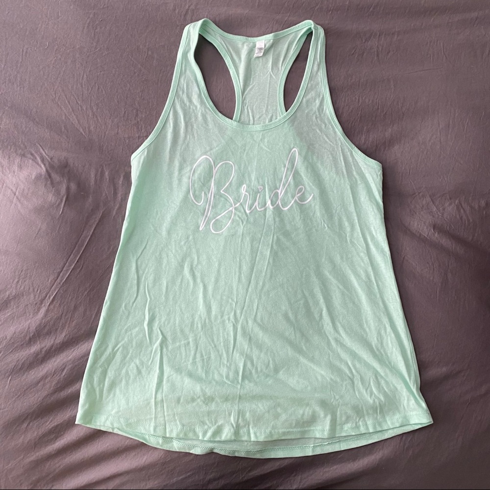 Mint Green “Bride” Tank